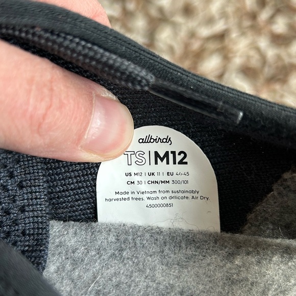 Allbirds Tree Skippers Shoes Navy Blue Size 12 - Picture 8 of 8